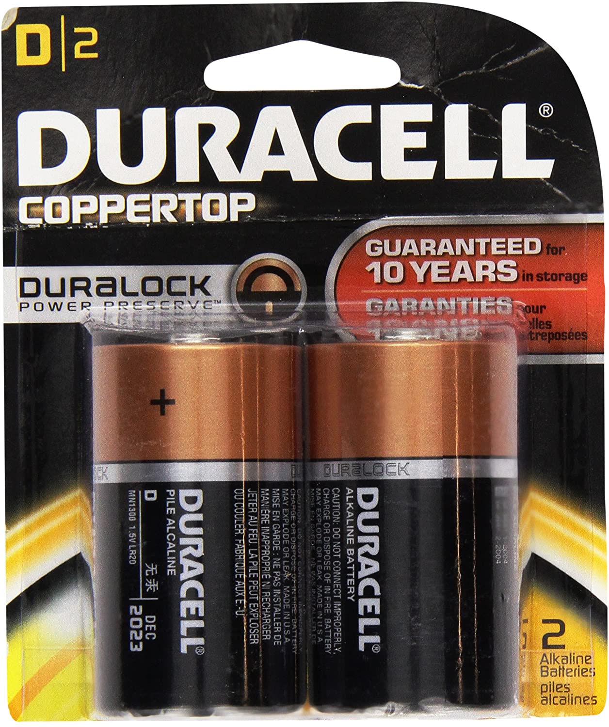 duracell coppertop d batteries