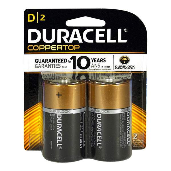 duracell coppertop d batteries